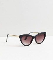 New Look Black Cat Eye Sunglasses